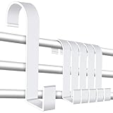 Caianwin 6 Stück Haken für Handtuchhalter Heizkörper Weiß...