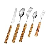 Mikinona 1Satz Besteckset Teilig Wiederverwendbares Geschirr mit...