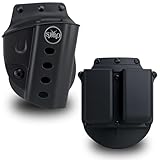 Sibo - Waffenholster Pistole + Doppelte Magazintasche - Kompatibel bereta...