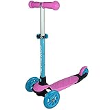 Cox Swain 3 Wheels Verstellbarer Kinderscooter YATHO, Leuchtrollen, Color:...