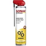 SONAX SilikonSpray mit EasySpray (400 ml) Schmiermittel schmiert, pflegt...