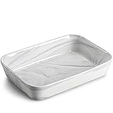 MALACASA, Serie Bake.Grey, 1 TLG. Marmor Porzellan Auflaufformen, Groß...