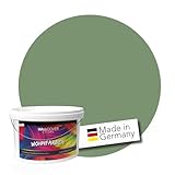 WALLCOVER hochwertige Wandfarbe für Innen | Olivgrün | 1L für 8m² |...
