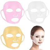 AOZUO 3 Stück Gesichtsmasken Abdeckung, Wiederverwendbare Silikon...