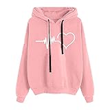 Minying Sweet Damen-Kapuzenpullover, modisch, Hoodie, Sweatshirt, schick,...