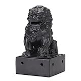 Mipcase Keramik Räuchergefäß mit Löwenfigur Schwarzer Aromatherapie...