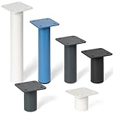 HOLZBRINK Möbelfüße 10 cm Metall Anthrazit 4 STK. Ø42,4 mm –...