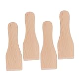 Luxshiny 4 Stück Teiliges Set Holzspatel für Grillen Vielseitige aus Holz...