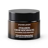 JUNGLÜCK Hyaluron Creme Hochdosiert Gesicht Reichhaltig - Anti Aging...
