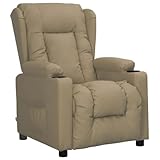 vidaXL Relaxsessel, Verstellbarer Sessel mit 2 Getränkehaltern,...