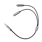 OSALADI Audio-Adapterkabel Kopfhörer-Splitter Kopfhörermikrofon und...