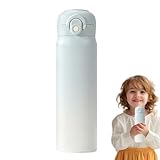 Isolierte Wasserflasche, 500 ml Edelstahl-Wasserflaschen, auslaufsicherer...