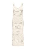 ONLY Damen ONLKIRSTIE Life SL Structure Dress KNT Kleid, Ecru, M