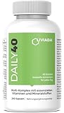 LIVIADA DAILY40 Multivitamin Komplex – 40 Inhaltsstoffe – Vitamine &...