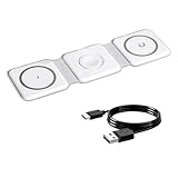 3 in 1 Ladestation Faltbares Kabelloses Ladegerät für iPhone 16 15 14 13...