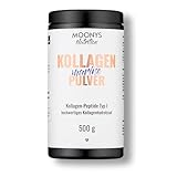 MOONYS® Kollagen Marine Pulver Typ 1 (Fisch) 500g – Hoch bioverfügbares...
