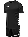 hummel Unisex-Youth Ensemble junior Promo Set Track Suit, Noir,128 EU (US 8...