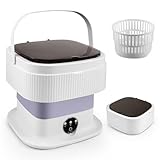 HIUYRFS Mini Waschmaschine，11L 2kg Camping Waschmaschine，Faltbare...