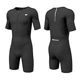 Wulibike Triathlon Anzug Herren Trisuit Kurzarm,Hohe Elastizität...