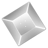 Oxtxuzdm Hocheffiziente Terrassenheizungen mit quadratischem Vordach, 11 cm...