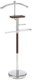axentia 282181 Stummer Diener Godiva aus Holz & Chrom 110 cm hoch -...