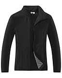 33,000ft Damen Fleecejacke mit Durchgehendem Reißverschluss Stehkragen...