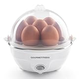 GOURMETmaxx Eierkocher für bis zu 7 Eier | Elektrischer und...