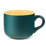 MACHUMA 600 ml große Keramik-Kaffeetasse, große Teetasse für Büro und...