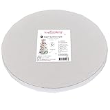 ScrapCooking - Silber Tortenunterlage Rund - Cake Board Ø 30 cm - Karton...