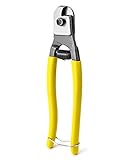 QWORK 200mm Drahtseilschneider, Hohe Härte Drahtseilschere mit...