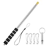 Dantolo Telescopic Flagpole, Flagge Stange,Flaggen Stab,Telescopic Pole 3 m...