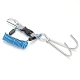 Riffhaken Tauchen mit Federseil – Tbest Doppelhaken aus hochwertigem 316...