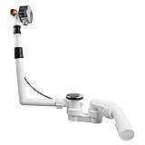 AQUADE Ab und Überlaufgarnitur 40/50 mm mit Zulauf 3/4 Zoll -...