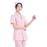 Generisch Plus Size Ärztemantel Langarm Kittel mit Taschen Berufskleidung...