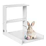 Geuther 4872 Wandwickelregal Wicki Regal mit Wickelauflage (platzsparendes...