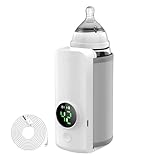 WDKXCN Baby Flaschenwärmer Unterwegs, 6000 MAh Tragbarer Babyflaschen...