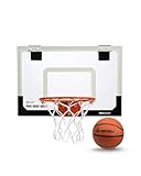 SKLZ Pro Mini-Basketballkorb, transparente, bruchsichere Rückwand,...