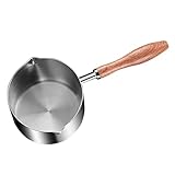 EPIGEIST Edelstahl Mini Milchtopf mit Langem Griff Kleiner Saucen und Pasta...