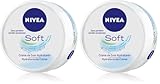 NIVEA SOFT Feuchtigkeitscreme 48H (1 x 50 ml), Feuchtigkeitspflege Gesicht,...