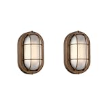 WISBEAM LED-Sottenleuchten, Bronze, für den Außenbereich, dimmbar, 6 W,...