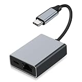 Pixelure USB-C/Ethernet-Ladeadapter (bis zu 100 W Leistung), USB C auf RJ45...