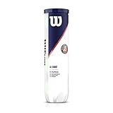WILSON Unisex-Adult Roland Garros All Court Tennisbälle, Yellow, 4 Bälle