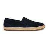 Geox Herren U PANTELLERIA A Espadrille Wedge Sandal, NAVY, 43 EU