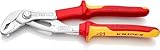 KNIPEX Cobra Wasserpumpenzange, verchromt, 250 mm, VDE, Muttern bis 46 mm,...