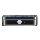 Zerodeko Solar Wandleuchte mit Pir Sensor Ip65 3000K Warmweiß...
