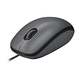 Logitech M100 Kabelgebundene USB-Maus, 3 Tasten, 1000 DPI Optical Tracking,...