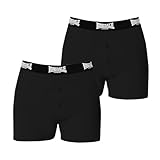 Lonsdale Herren Boxer Shorts Unterhose Unterwaesche 2 Paar Baumwollmischung...