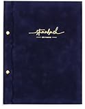 A4 Stammbuch Azul Dunkles Blau Hochzeit Samt Familienstammbuch Hochzeit...