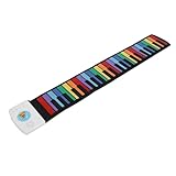 Roll-Piano mit 49 Tasten, Tragbare Digitale Faltbare Musik-Klaviertastatur,...