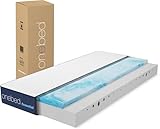 Onebed Matratze 140x200 cm Mittelfest 20cm, Ergonomische 7-Zonen...